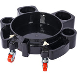 Garvee 11.2 Inch Bucket Dolly 5 Gallon Heavy Duty Detailing Cart with 5 Rolling Swivel Casters 360 Degree Turning for Shop Garage Bottom Support