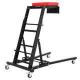 Garvee Professional Topside Automotive Engine Creeper - Heavy-Duty 400 lbs Capacity with Adjustable Heights from 45 to 66 Inch, Black - Black -H Base