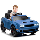 Garvee Ride - P Series: 12V Electric Vehicles Battery Powered with Remote Control, LED Lights, Bluetooth, MP3 for Boys Girls - Blue - Blue