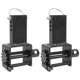 Garvee Heavy Duty Stake Pocket Winch: 5400 lbs Load Capacity, Fits 2"-4" Straps, Rust-Resistant, Easy Install - Black