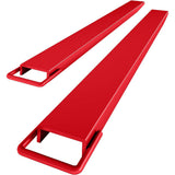 Garvee Pallet Forklift Extensions, 72" Fork Extensions 5.5" Width, Heavy Duty Fork Extensions for Forklifts, 1 Pair Forklift Extensions for Forklift Truck,Red - Red
