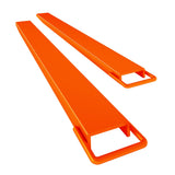 Garvee Pallet Forklift Extensions 72" Length 4.5" Width, Heavy Duty Steel Pallet Fork Extension, 1 Pair Fork Extensions for Forklifts, Orange - Orange