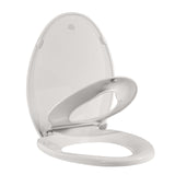Garvee Toilet Seat, Elongated Toilet Seat with Toddler Seat Built in, Potty Training Toilet Seat Elongated Fits Both Adult and Child, with Slow Close and Magnets- Elongated Biscuit - Biscuit