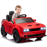 Garvee Ride - P Series: 12V Electric Vehicles Battery Powered with Remote Control, LED Lights, Bluetooth, MP3 for Boys Girls - Red - Red