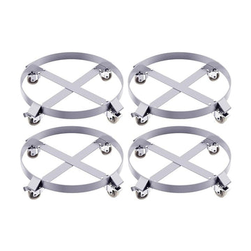 Garvee 55 Gallon Drum Dolly, 1000lbs Capacity w/ 4 Swivel Casters