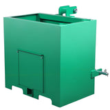 Garvee 3 Point Ballast Box, 800lbs Capacity, Standard 2 inch Hitch Receiver, Green - Green