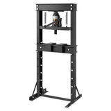 Garvee 20 Ton Hydraulic Press, H-Frame Floor Shop Press with Adjustable Worktable & Plates for Metal Bending, Straightening, Bearing Removal, Automotive Repair, Black - Black
