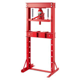 Garvee 20 Ton Hydraulic Press, Heavy Duty H-Frame Floor Shop Press with Adjustable Worktable, for Garage & Workshop, Red - Red