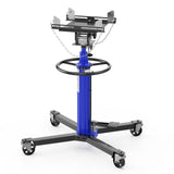 Garvee 1320lbs Transmission Jack Lift - 2-Stage Heavy-Duty High Lift Transmission Stand with Dual Spring-Loaded Pedals, 34"-68" Lifting Range, Blue - Blue