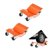 Garvee Car Dolly Set of 2, 3000 LBS Capacity Car Wheel Dolly With Rotating Wheels, Car Dollies, Car Dolly for Moving Vehicles, Wheel Dolly Set of 2 - Orange