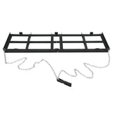 Garvee 6 FT Drag Harrow Driveway Grader, Heavy Duty Power Rake, Driveway Drag for Gravel W/ 6 FT Chain, Tow Behind Lawn Rake for ATV, UTV, Tractor, Mower, Land Leveler for Gravel, Sand, Soil, Hay - Black