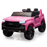 Garvee Ride - P Series: 24V 2-Seater Ride On Car For Kids For 3 - 8 years, Licensed Chevrolet Silverado - Pink - Pink
