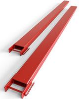 Garvee Forklift Extensions 96 Inch Length & 6.5 Inch Width, Heavy Duty Steel Pallet Fork Extension for Forklift Truck