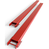 Garvee Forklift Pallet Extensions, Fork Extensions Width, 5500 LBS Capacity,Heavy Duty Fork Extensions for Forklifts, 1 Pair Forklift Extensions for Forklift Truck (4.5Wx60L)