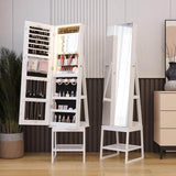 Garvee Jewelry Storage Cabinet Flip Cover MDF+Iron+Glass Jewelry Storage Cabinet-Flip Cover Parts One size - Parts