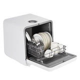 Garvee Portable Dishwasher Dishwasher Countertop with Faucet & Manual Water Tank(5L) Modes Water Inlet, Compact with More Space Inside,6 Programs Ideal for RV & Apartments, No Hookup Needed