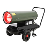 Garvee 125,000 BTU Forced Air Diesel Heater & Kerosene Heater, Portable Space Heater for Jobsite, Garage, Construction, 35.2x21.5x26.4 inches, Black - Armygreen