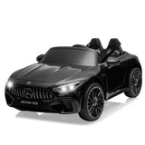 Garvee 12V Mercedes-Benz SL63 Ride-On Car: Remote Control, 2x35W Motors, 3-8 MPH, LED Lights, MP3, USB, Bluetooth, for Ages 3-7 - Black
