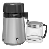 Garvee 4L Distilled Water Maker 750W Stainless Steel Home Countertop Water Distiller Pure Water - Sliver