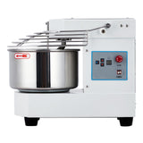 Garvee 10Qt Commercial Food Mixer, 650W Dual Rotating Dough Kneading Machine with Touch Screen, Timer & Safety Shield for Bakery & Restaurant - White
