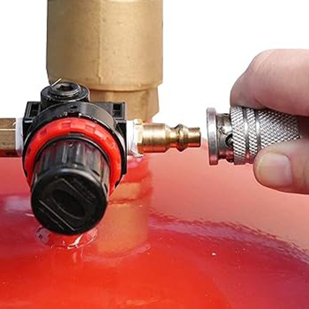 Garvee 18 Gallon Adjustable Oil Drain Tank – Pneumatic Waste Oil Drainer with 17.8" Funnel, 39.37-63.78" Height Range, Level Display & Brake Wheels for Auto Shops & Home Use