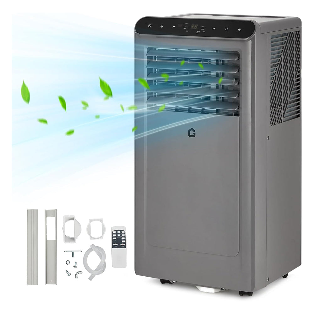 Garvee 2026 New Update 8000 BTU Portable Air Conditioners, 3-In-1 Portable AC Units for Rooms with Dehumidifier, Quiet Room Air Conditioner Cools Up to 350 Sq.Ft., Energy Efficient, Remote, 24Hrs Timer, Auto Swing