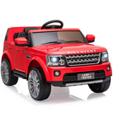 Garvee Ride - P Series: 12V Electric, Remote & Manual Control, Music & LED Lights, Safe Spring Suspension, Adjustable Seat, Red, Ages 3-8 - Red