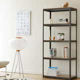 Garvee 5-Tier Storage Rack Heavy Duty Metal Shelving Adjustable For Garage Kitchen Warehouse 23.6x15.7x47.2in One Size