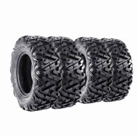 Garvee Set Of 4 ATV Tires 26x9-14 Front & 26x11-14 Rear All-Terrain Off-Road Mud Trail Tires 6 PR Tubeless