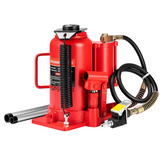 Garvee 20T/40000 LBS Air Hydraulic Bottle Jack, Heavy Duty Pneumatic Bottle Jack with Manual Hand Pump, Pneumatic Bottle Jack for Car Truck RV Auto Repair Industrial Engineering - Red