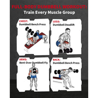 Garvee 25 LB Hex Dumbbell Set of 2 with Cast Iron Core, Rubber Encased Coating and Textured Carbon Steel Handle for Home Gym Strength Training