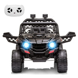 Garvee Ride - P Series: 12V Kids Ride On Car Truck w/Parent Remote Control, Spring Suspension, LED Lights, AUX Port, Music (Red-2,with Tent),jf-2