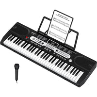 Garvee 61-Key Electric Piano Keyboard + Superior Quality + 3 Elite Teaching Modes + ABS Plastic + Rich Music Selections + USB MIDI + Home & Outdoor Use