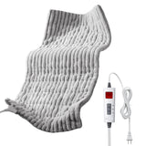 Garvee XXXL Weighted Electric Heating Pad - 33"x17" - 5.8 lb - 6 Heat Settings - Back Pain Relief - Shoulders and Cramps Relief - LCD Display Controller - Washable - 