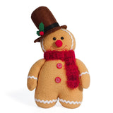 Garvee Adornos de peluche de hombre de jengibre de Navidad, juguetes de peluche de pan de jengibre para niño y niña, decoración de feliz Navidad, muñeca de pan de jengibre para árbol de Navidad de - Hombre