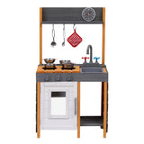 Garvee Mud Kitchen for Kids Outdoor - Kids Outdoor Play Kitchen Playset with Cookware Accessories - Perfect for Chef Pretend Play