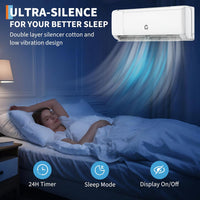 Garvee SEER 21 12000 BTU 230V Mini Split Air Conditioner | Energy-Efficient Inverter AC System with WiFi, Remote Control & Easy Installation Kit for Rooms Up to 750 Sq.Ft