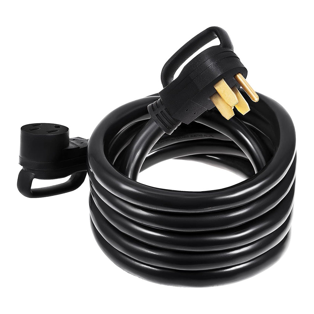 Garvee 30 Amp RV Extension Cord, 25Ft, 10AWG/3C, Extension Cord Waterproof with Cord Organizer, TT-30P/TT-30R for RVs, Generators, Campers