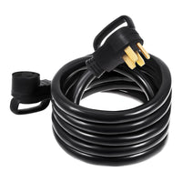 Garvee 30 Amp RV Extension Cord, 25Ft, 10AWG/3C, Extension Cord Waterproof with Cord Organizer, TT-30P/TT-30R for RVs, Generators, Campers