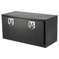 Garvee 36"X18" Underbody Truck Box, Pickup Storage Box,Heavy Duty Aluminum Diamond Plate Tool Box with Lock and Keys,Waterproof Trailer Storage Box with T-Handle for Truck,Van,Trailer