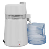 Garvee Water Distillers for Home Countertop 1.5 gal 900W Stainless Steel with Glass Container - 6L White