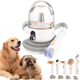 Garvee Pet Grooming Vacuum Suction Dog Grooming kit with 2 L Large Dust Cup Low Noise Dog Hair Remover, Gold - Gold