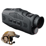 Garvee Night Vision Goggles 1080p Digital Infrared Monocular for Hunting Camping Travel Black Compact