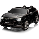 Garvee Ride - P Series: 24V 2-Seater Chevrolet Blazer Kids Car with Remote Control, Bluetooth - Black - Black