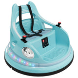 Garvee Ride - P Series: 12V Ride on Toddler Bumping Car W/Remote Control, LED Lights & 360 Degree Spin, ASTM Certified - Blue - Blue