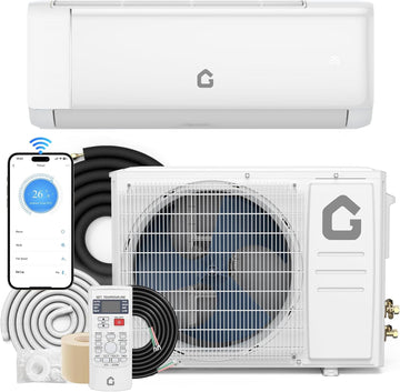 Garvee 18000 BTU 19 SEER2 230V Mini Split Air Conditioner | Energy-Efficient Inverter AC System with WiFi, Remote Control & Easy Installation Kit for Rooms Up to 1250 Sq.Ft