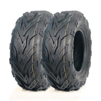 Garvee 19x7-8 ATV Tires 2-Pack, 4PR All Terrain Tubeless Off-Road Tires with Reinforced Sidewall Tread Armor, Trail Sand, Black
