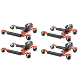 Garvee Car Wheel Dolly Set of 4, Hydraulic Tire Jack, 1500 LBS Capacity, Durable, for Trucks, RVs, Trailers, Orange