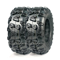 Garvee 25x10-12 ATV UTV Tires Tubeless All Terrain Off-Road Wide Footprint Extra Grip Mud Sand Rock