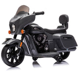 Garvee Ride - B Series: 6V Ride-On Motorcycle for Kids, Electric Dirt Bike with USB, Music, Headlight - Grey - Grey